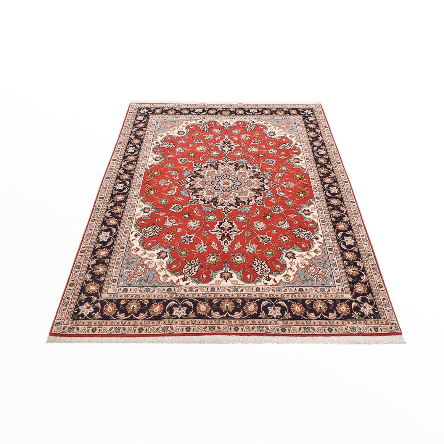 Alfombra Persa - Tabriz - Real - 218 x 155 cm - rojo