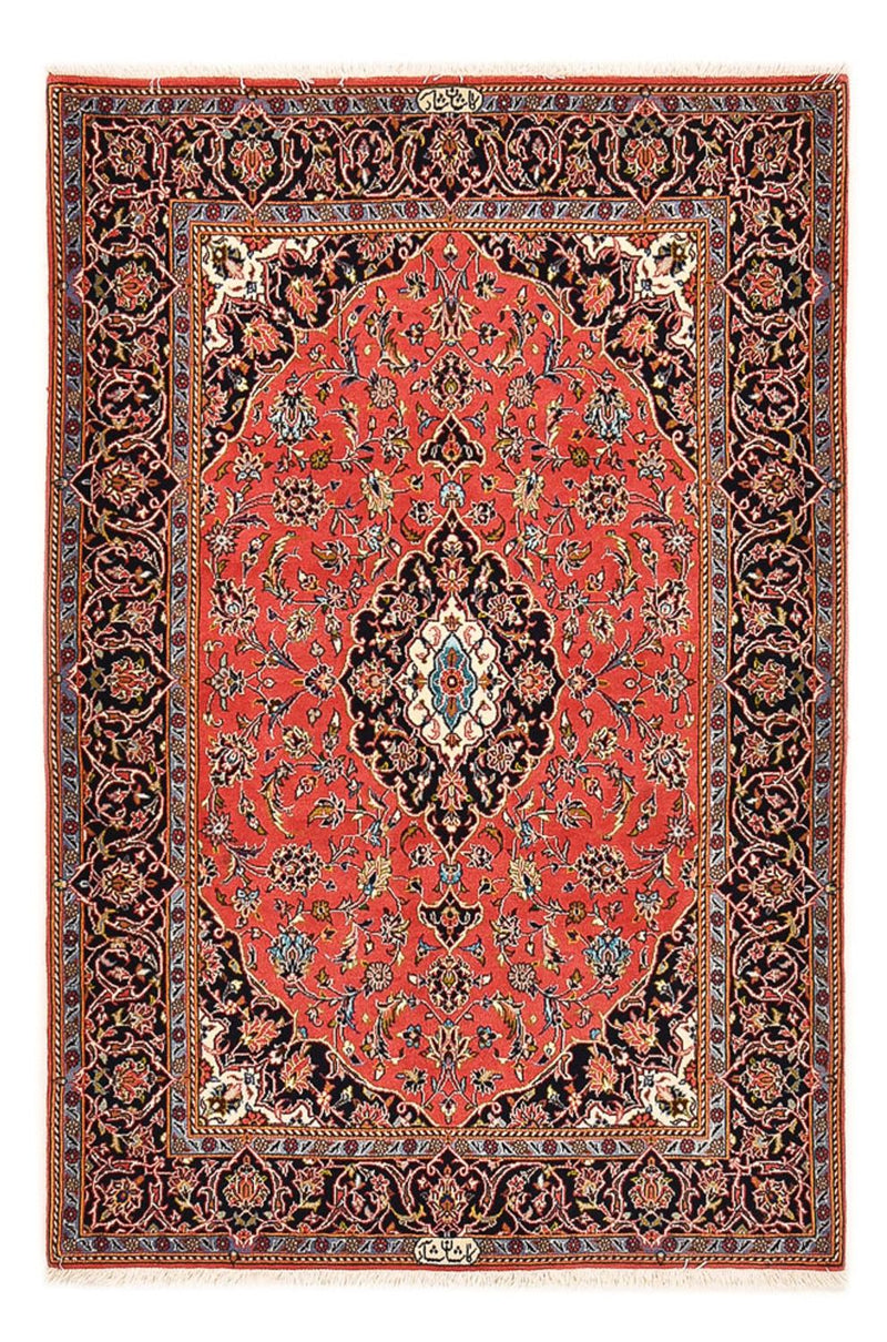 Alfombra persa - Keshan - 173 x 115 cm - rojo