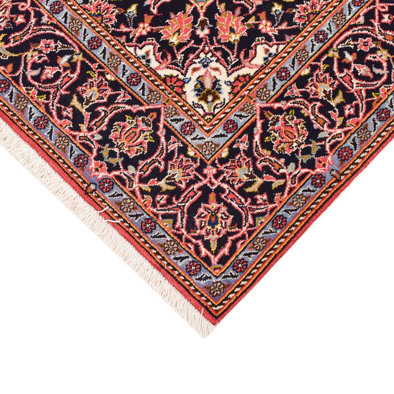Alfombra persa - Keshan - 173 x 115 cm - rojo