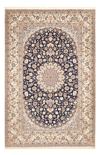 Alfombra Persa - Isfahan - Prima - 306 x 202 cm - azul oscuro