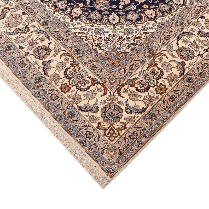 Alfombra Persa - Isfahan - Prima - 306 x 202 cm - azul oscuro