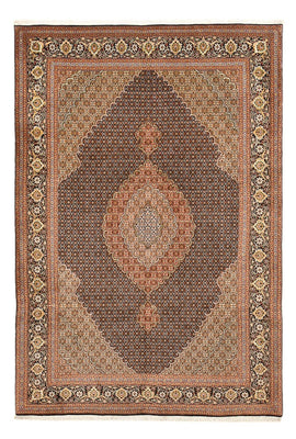 Alfombra Persa - Tabriz - Real - 303 x 203 cm - beige oscuro