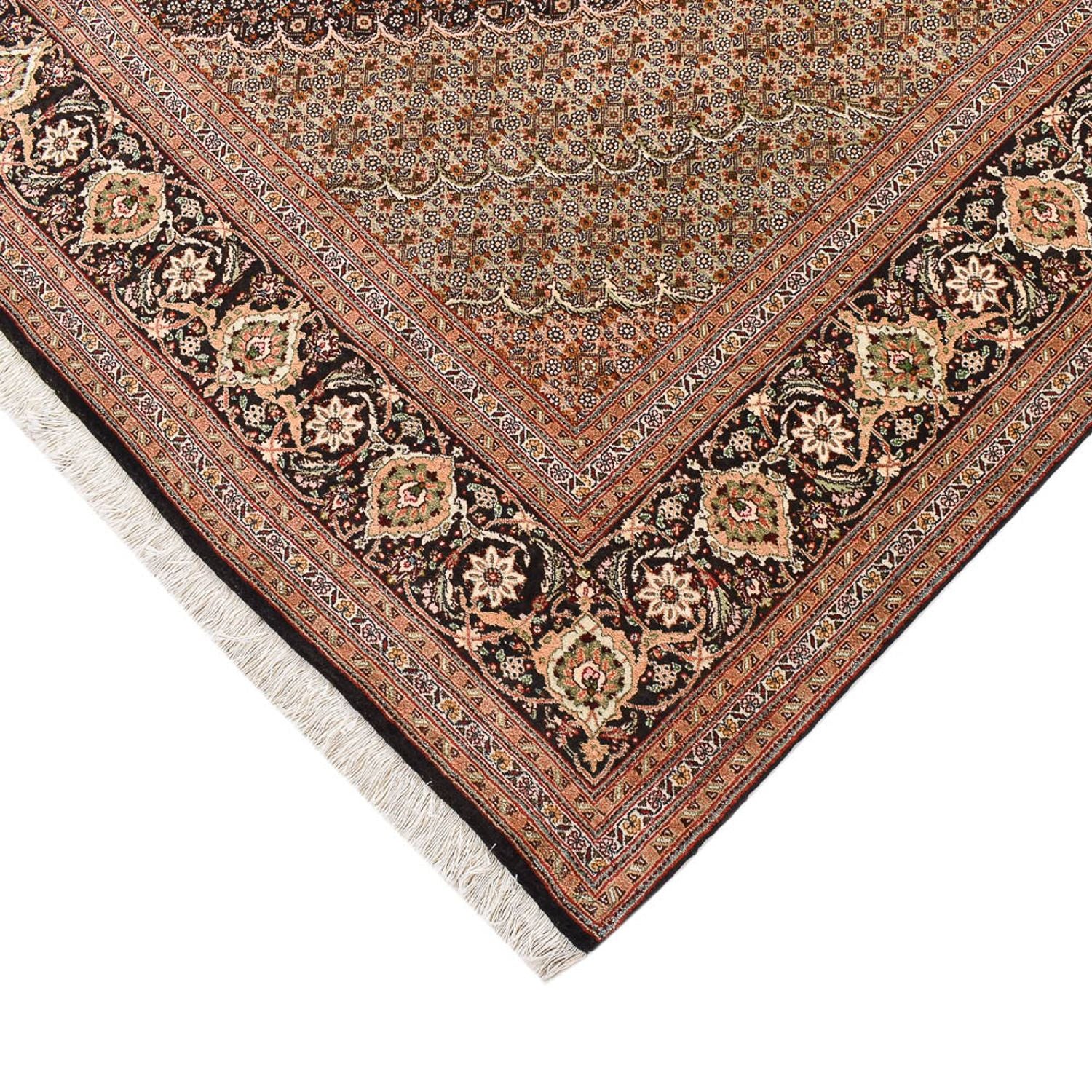Alfombra Persa - Tabriz - Real - 303 x 203 cm - beige oscuro
