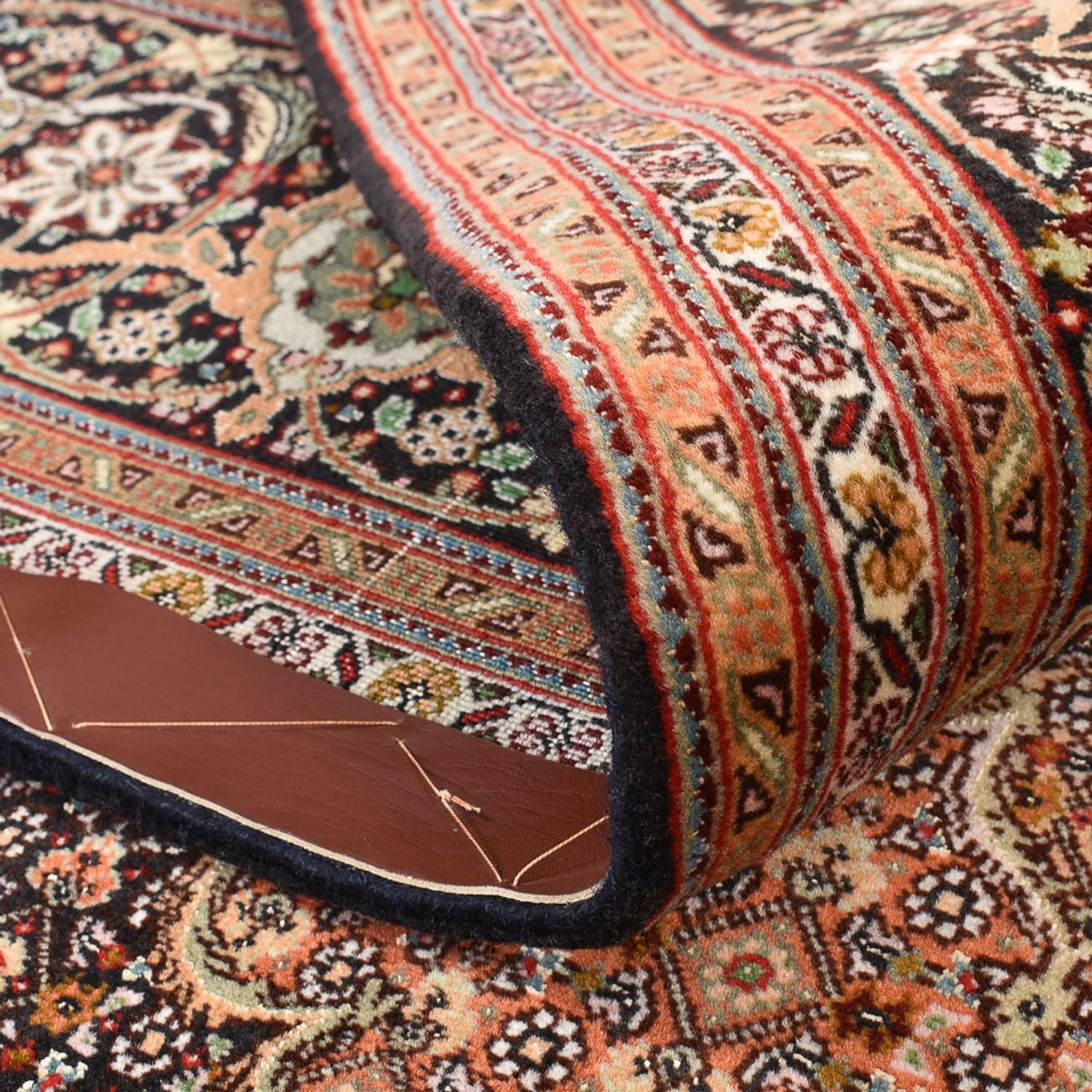Alfombra Persa - Tabriz - Real - 303 x 203 cm - beige oscuro