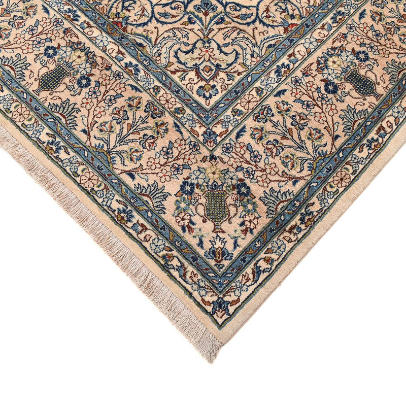 Alfombra persa - Keshan - 305 x 206 cm - crema