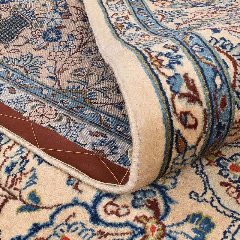 Alfombra persa - Keshan - 305 x 206 cm - crema