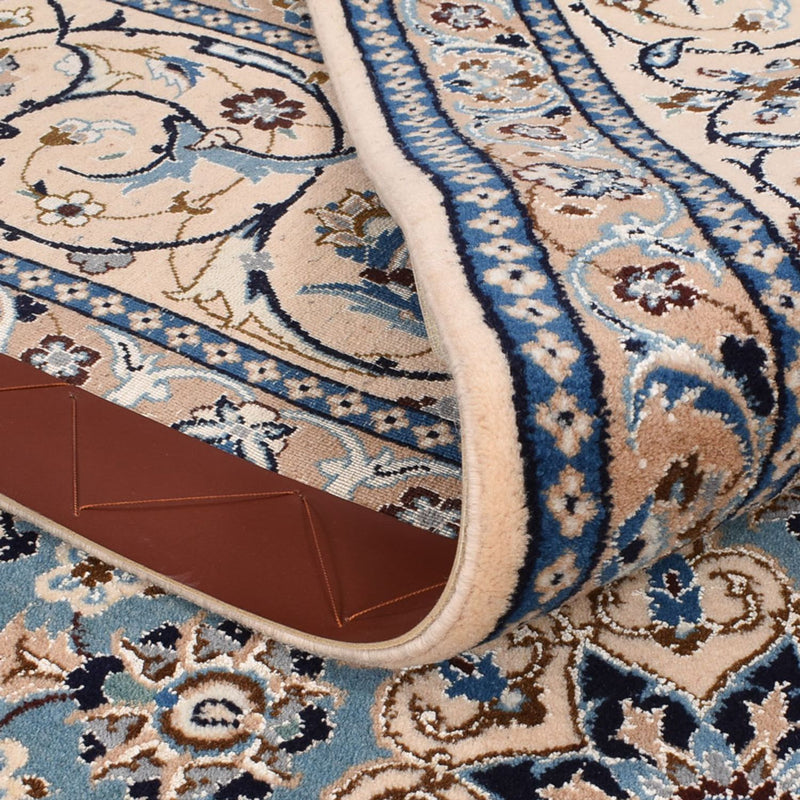 Alfombra Persa - Nain - Prima - 302 x 197 cm - azul oscuro