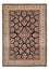 Alfombra persa - Clásica - 244 x 174 cm - azul oscuro