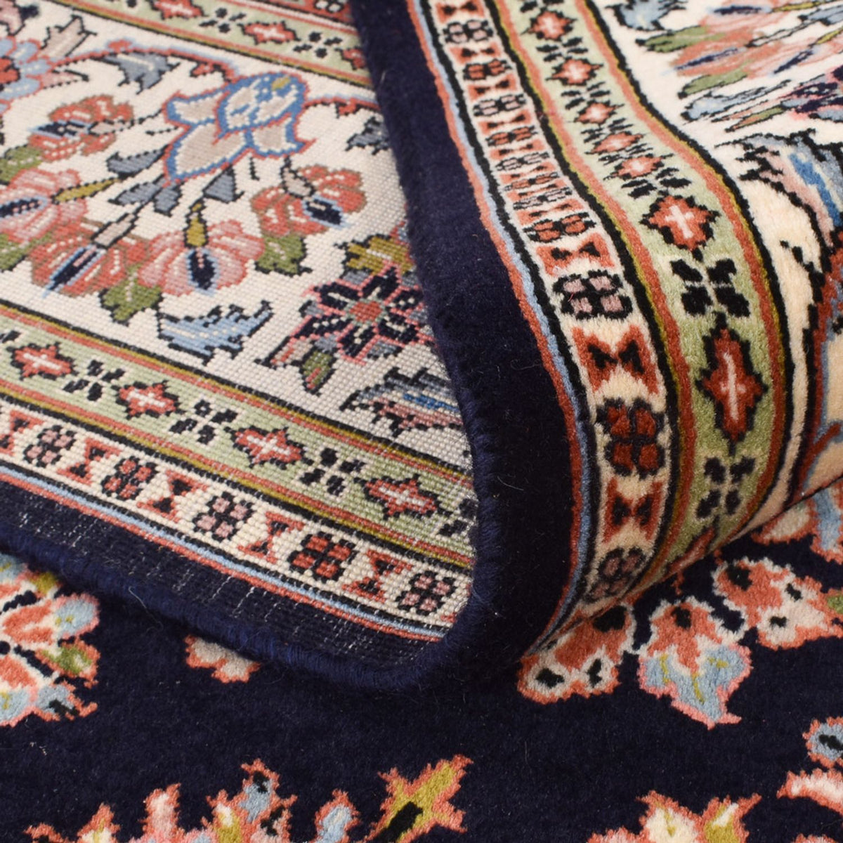 Alfombra persa - Clásica - 244 x 174 cm - azul oscuro