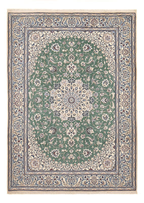 Alfombra Persa - Nain - Real - 290 x 204 cm - verde