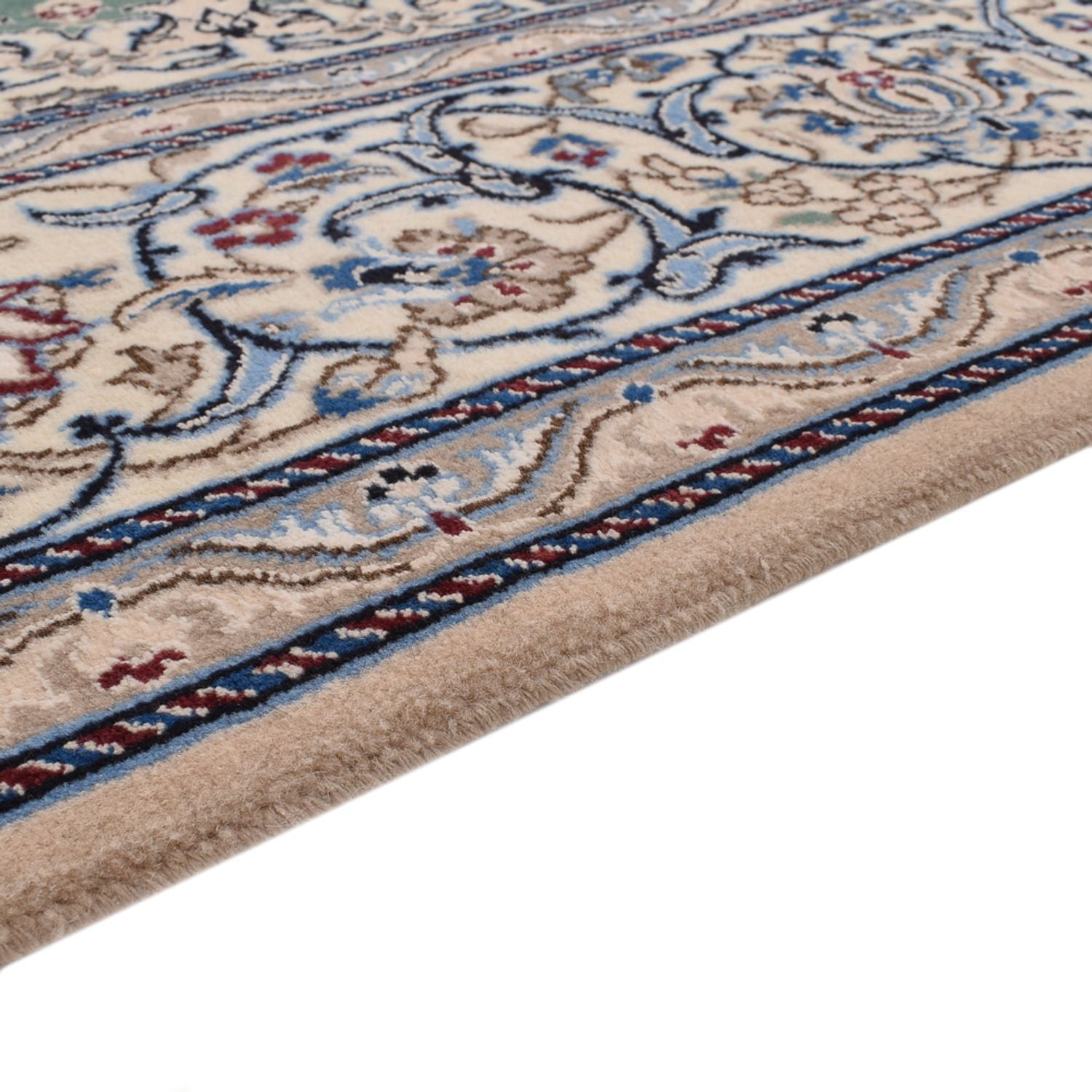 Alfombra Persa - Nain - Real - 290 x 204 cm - verde