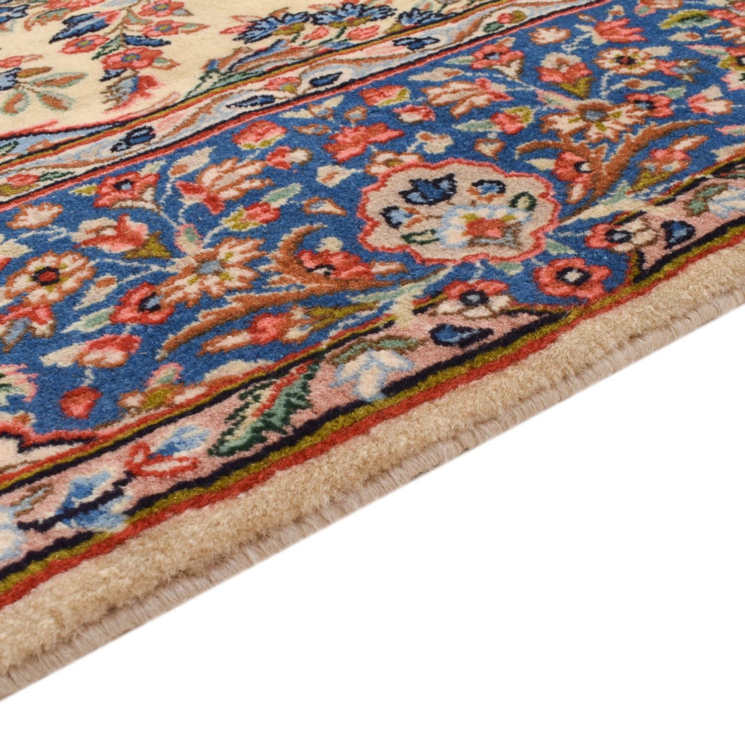 Alfombra persa - Real - 245 x 148 cm - beige oscuro