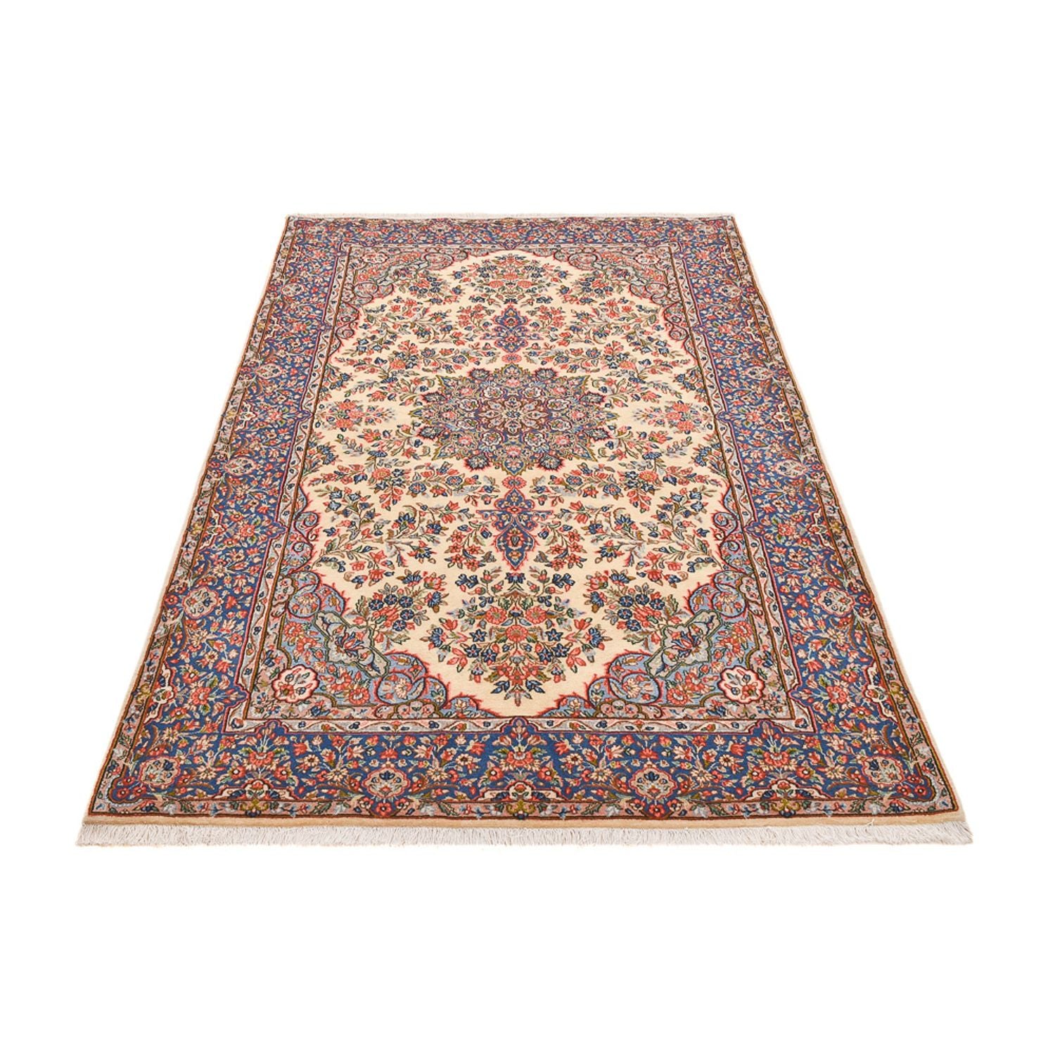 Alfombra persa - Real - 245 x 148 cm - beige oscuro