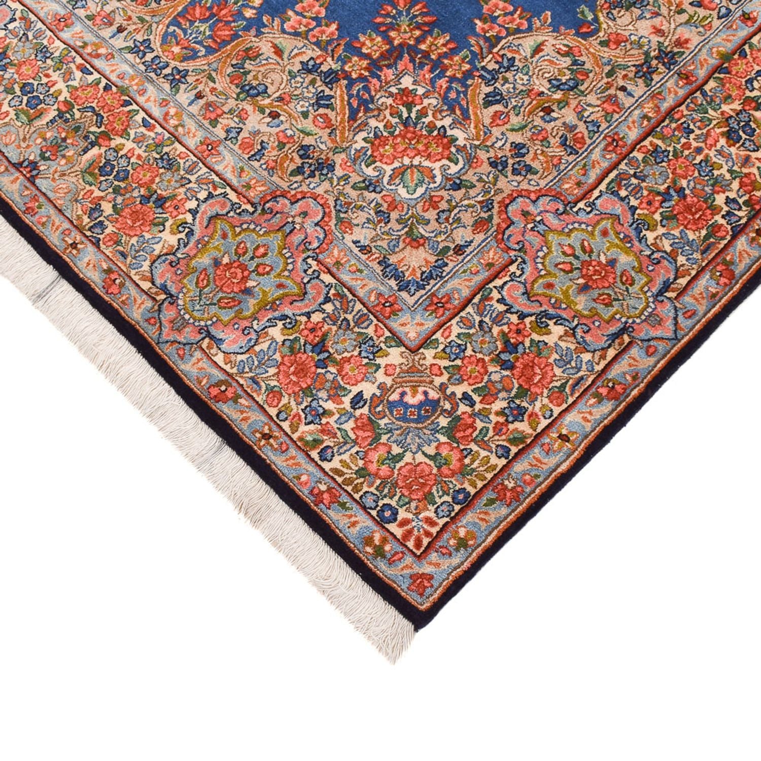 Alfombra persa - Real - 242 x 151 cm - azul