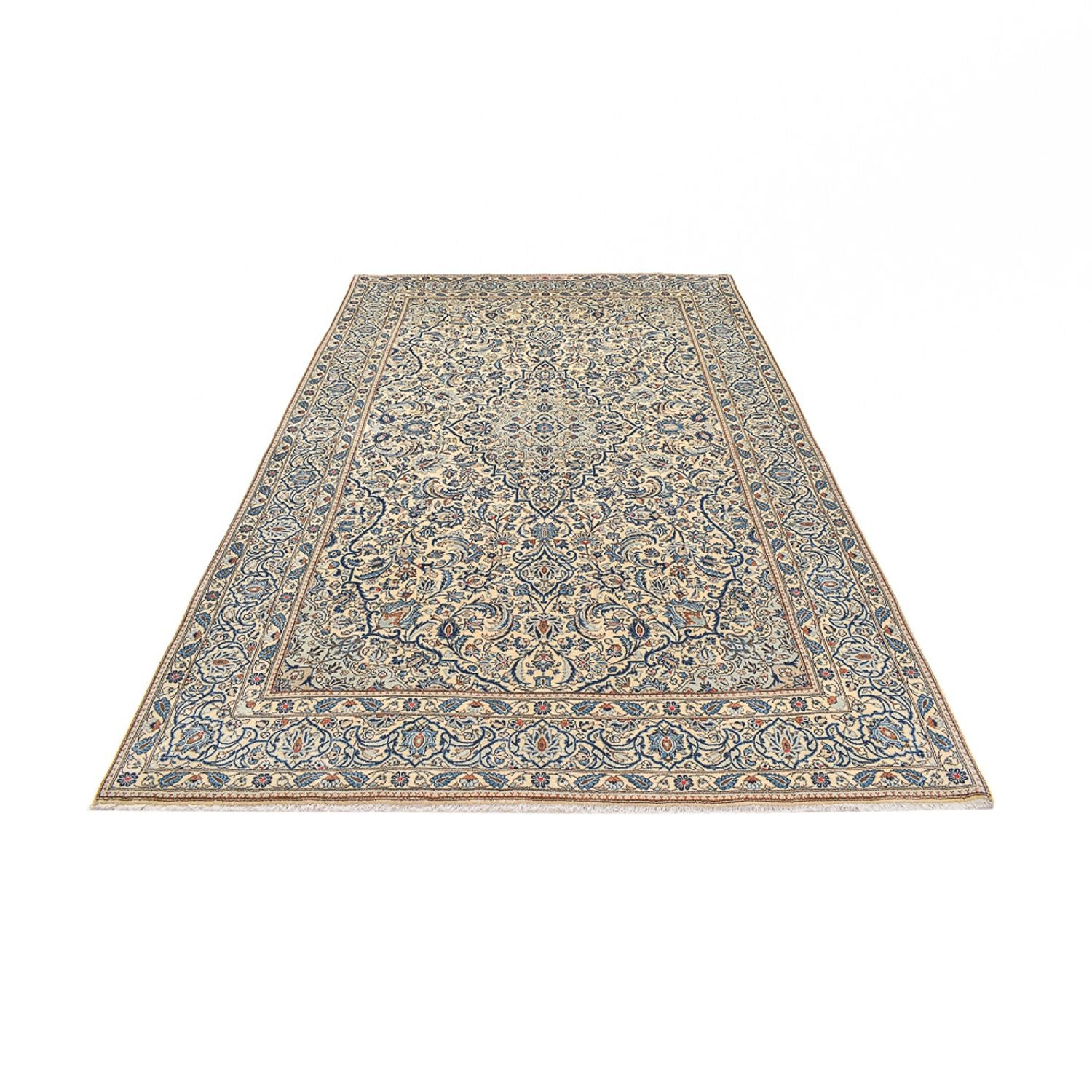 Alfombra persa - Keshan - 315 x 203 cm - beige
