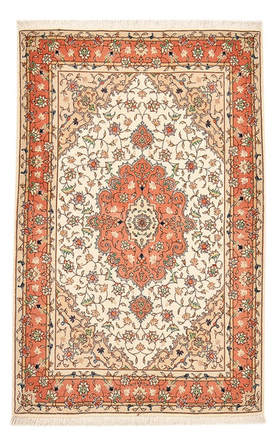 Tabriz - 60 Raj Alfombra 102x160cm - Alfombra persa - beige