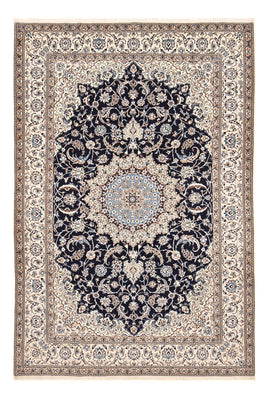 Alfombra Persa - Nain - Prima - 294 x 202 cm - azul oscuro