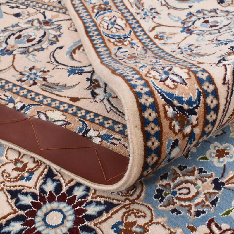 Alfombra Persa - Nain - Prima - 294 x 202 cm - azul oscuro