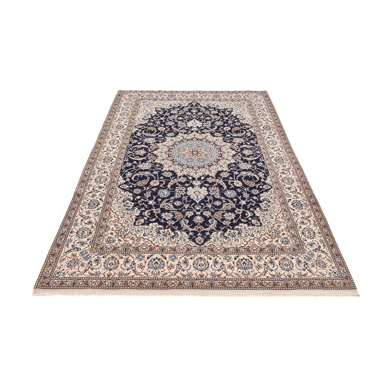 Alfombra Persa - Nain - Prima - 294 x 202 cm - azul oscuro