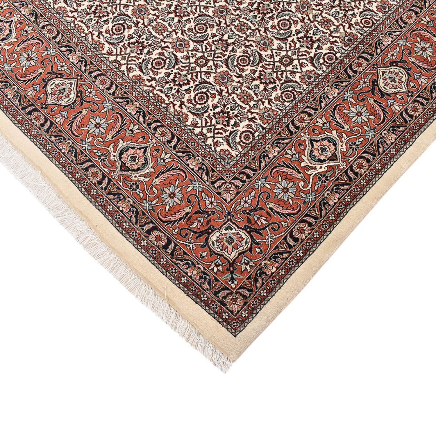 Alfombra persa - Bidjar - 305 x 202 cm - rojo oscuro