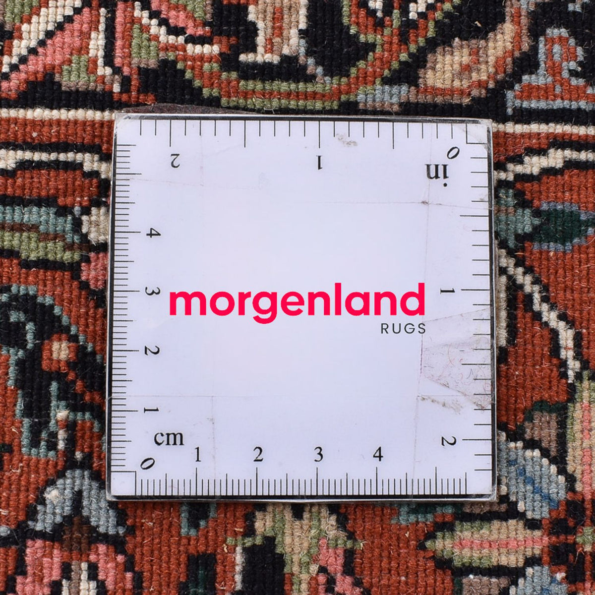 Alfombra persa - Bidjar - 305 x 202 cm - rojo oscuro