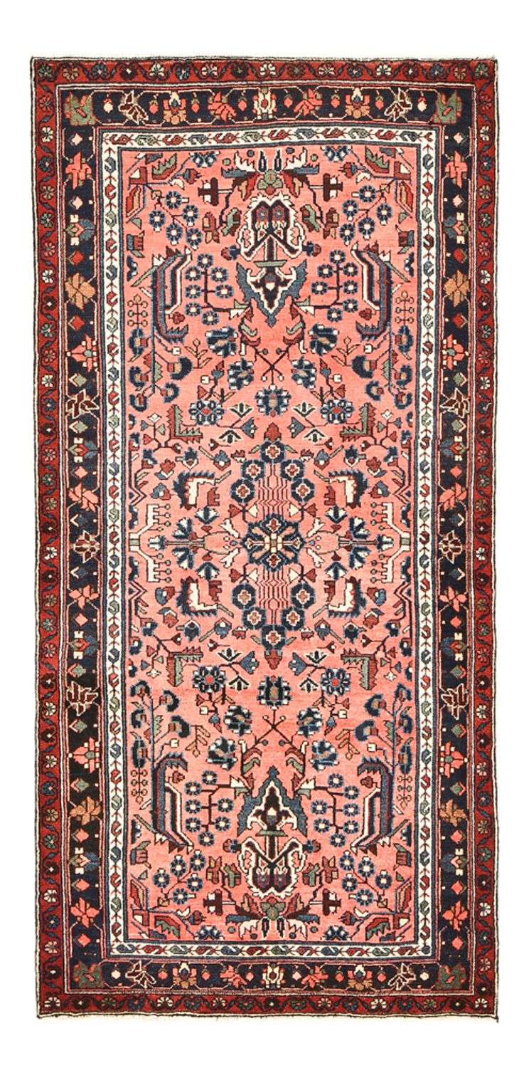 Alfombra de pasillo Alfombra persa - Nómada - 220 x 105 cm - rojo claro