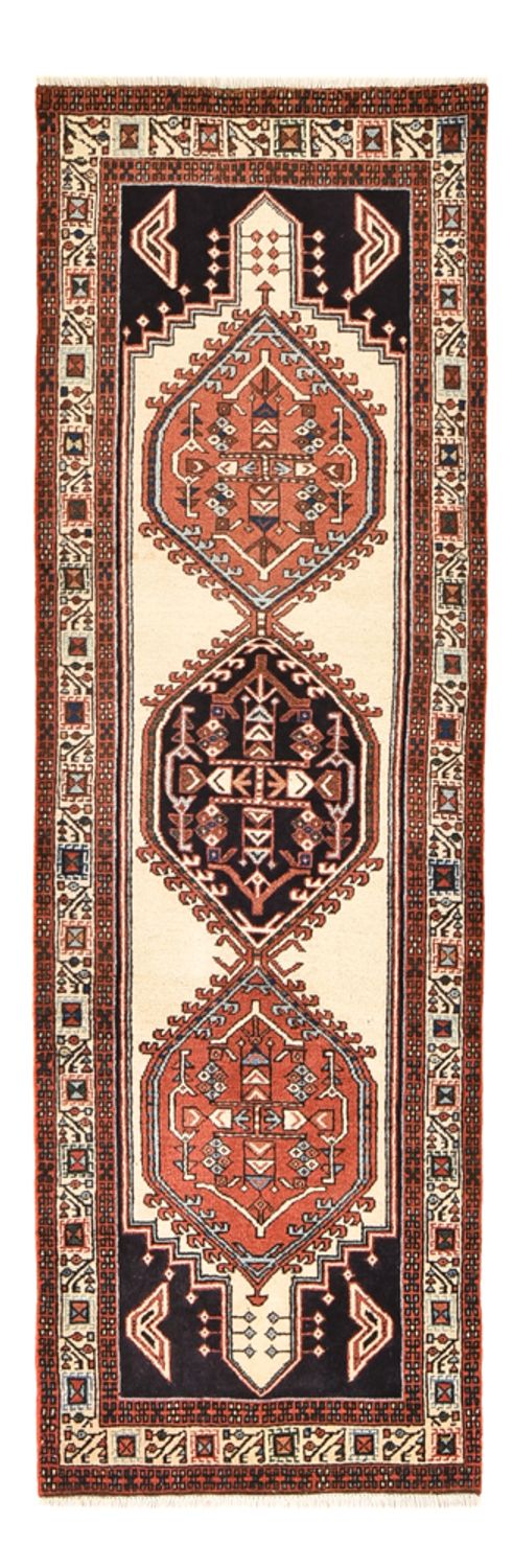 Alfombra de pasillo Alfombra persa - Nómada - 203 x 67 cm - verde menta