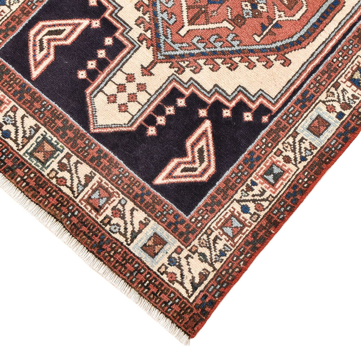 Alfombra de pasillo Alfombra persa - Nómada - 203 x 67 cm - verde menta