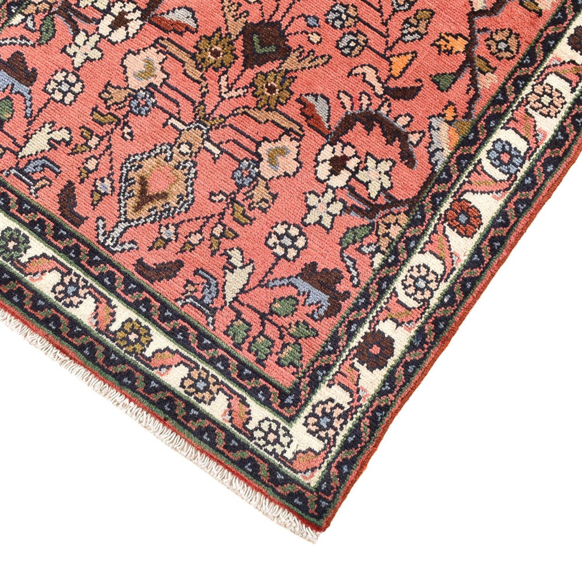 Alfombra de pasillo Alfombra persa - Nómada - 203 x 68 cm - rojo claro
