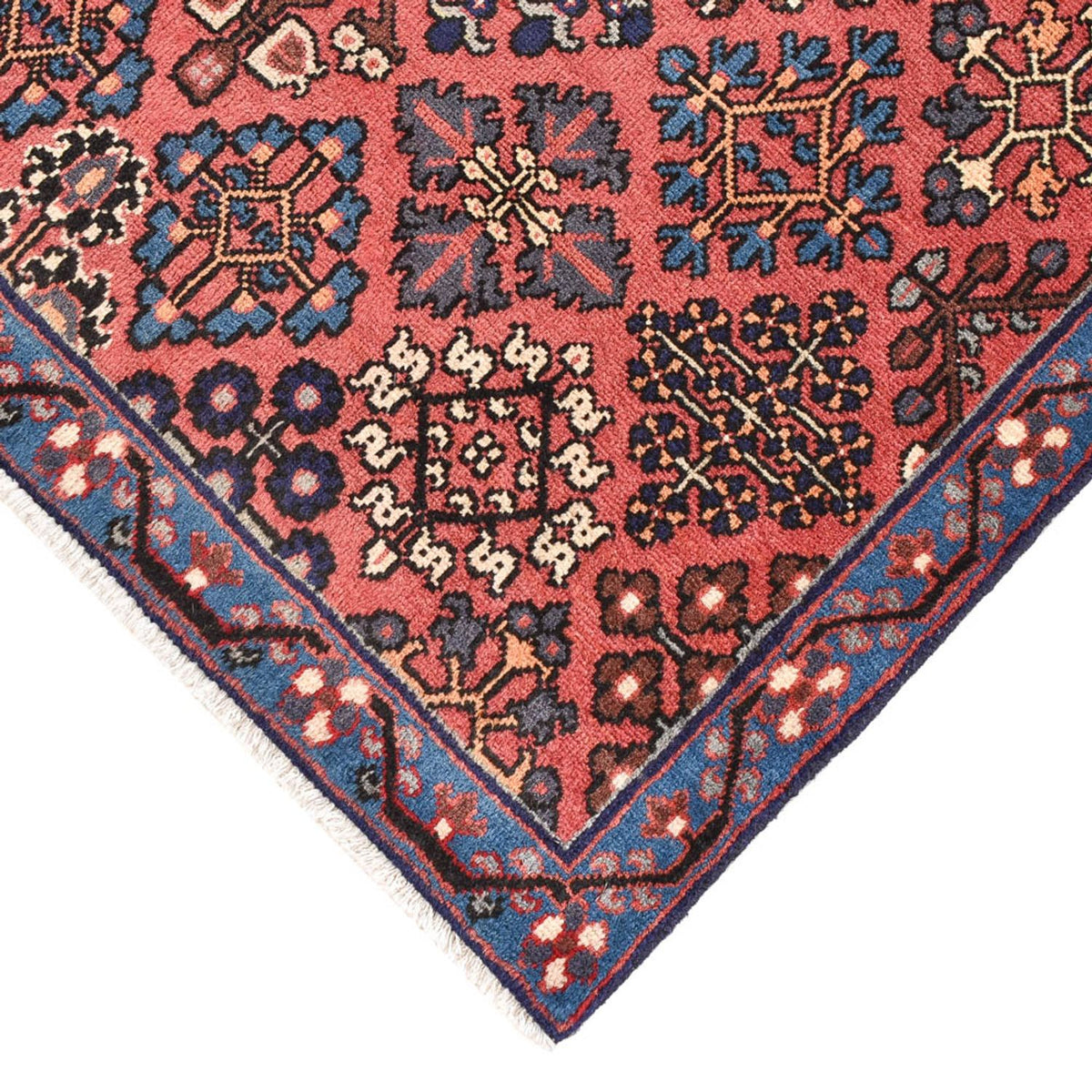 Alfombra de pasillo Alfombra persa - Nómada - 200 x 83 cm - rojo claro