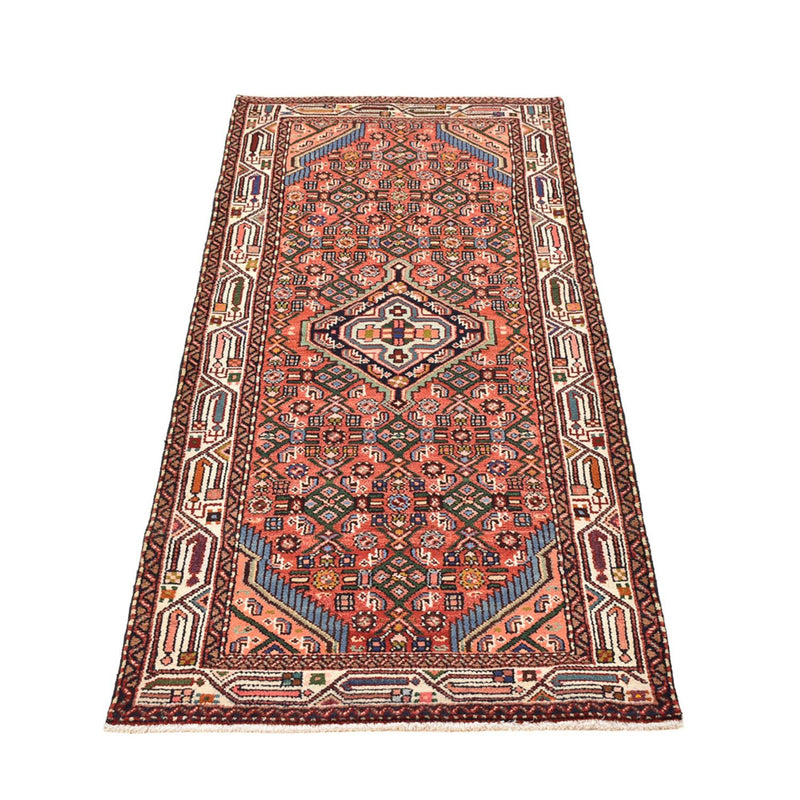 Alfombra de pasillo Alfombra persa - Nómada - 206 x 79 cm - rojo claro