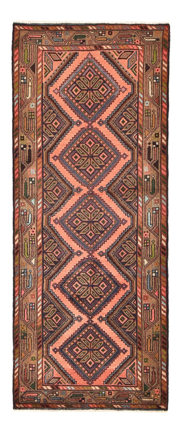 Alfombra de pasillo Alfombra persa - Nómada - 185 x 78 cm - beige oscuro