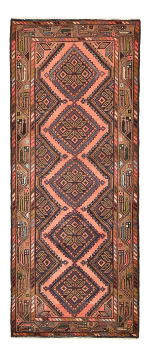 Alfombra de pasillo Alfombra persa - Nómada - 185 x 78 cm - beige oscuro