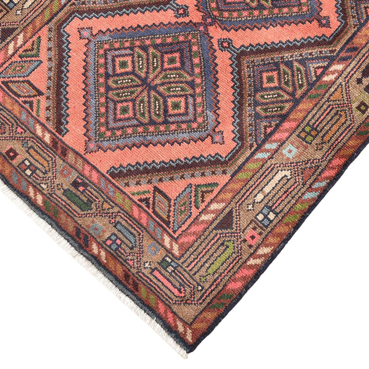 Alfombra de pasillo Alfombra persa - Nómada - 185 x 78 cm - beige oscuro