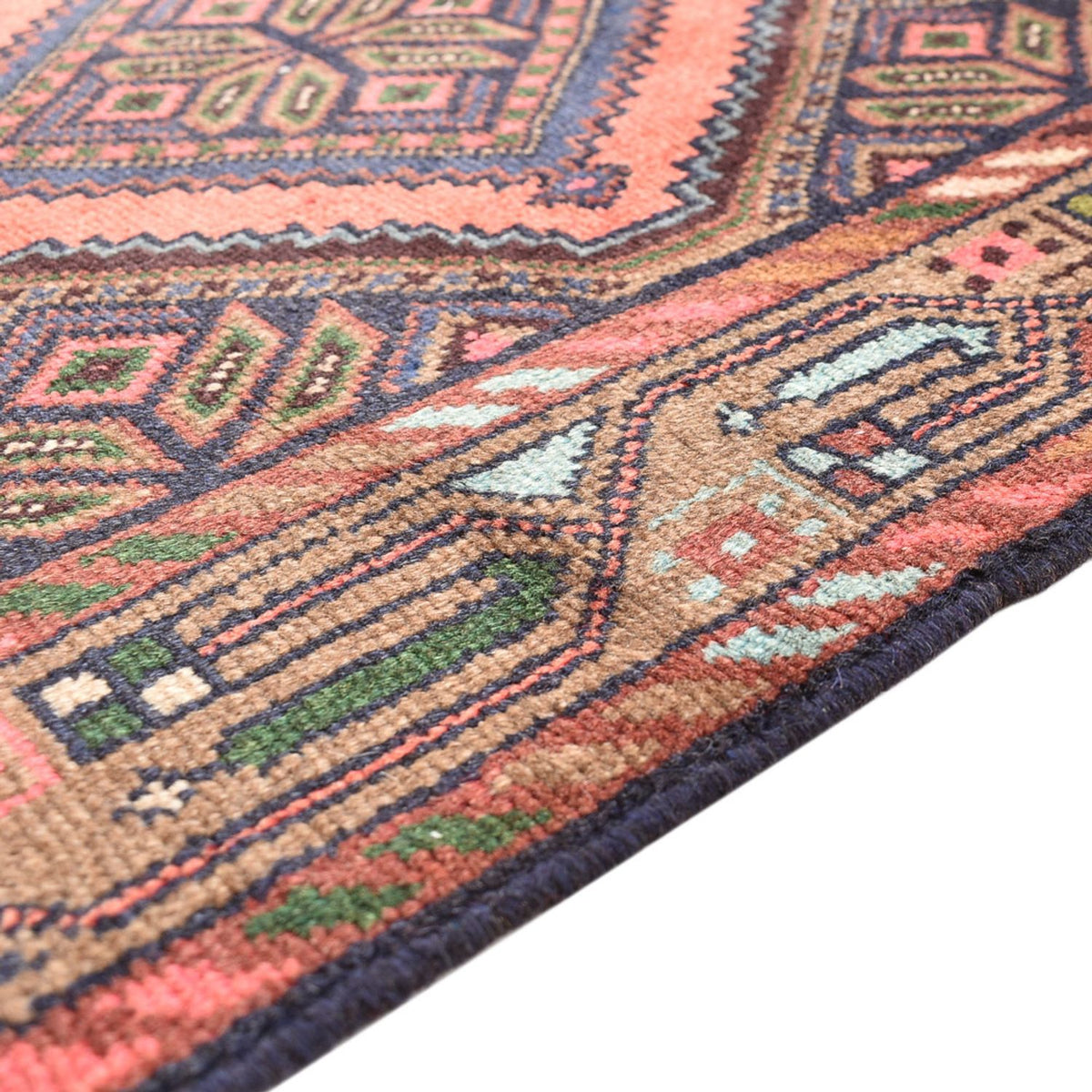 Alfombra de pasillo Alfombra persa - Nómada - 185 x 78 cm - beige oscuro