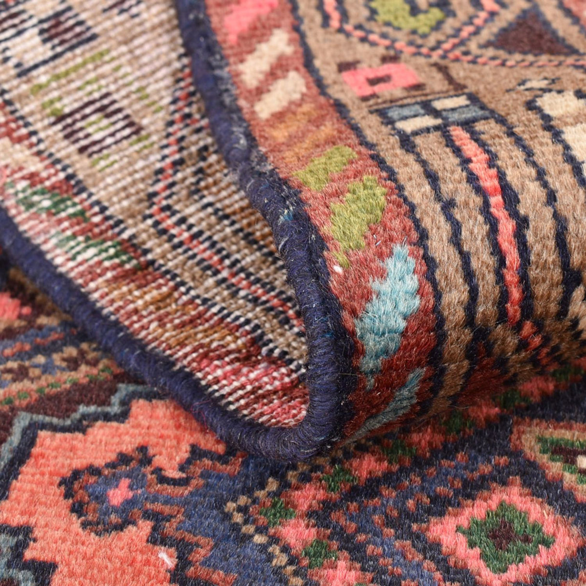 Alfombra de pasillo Alfombra persa - Nómada - 185 x 78 cm - beige oscuro