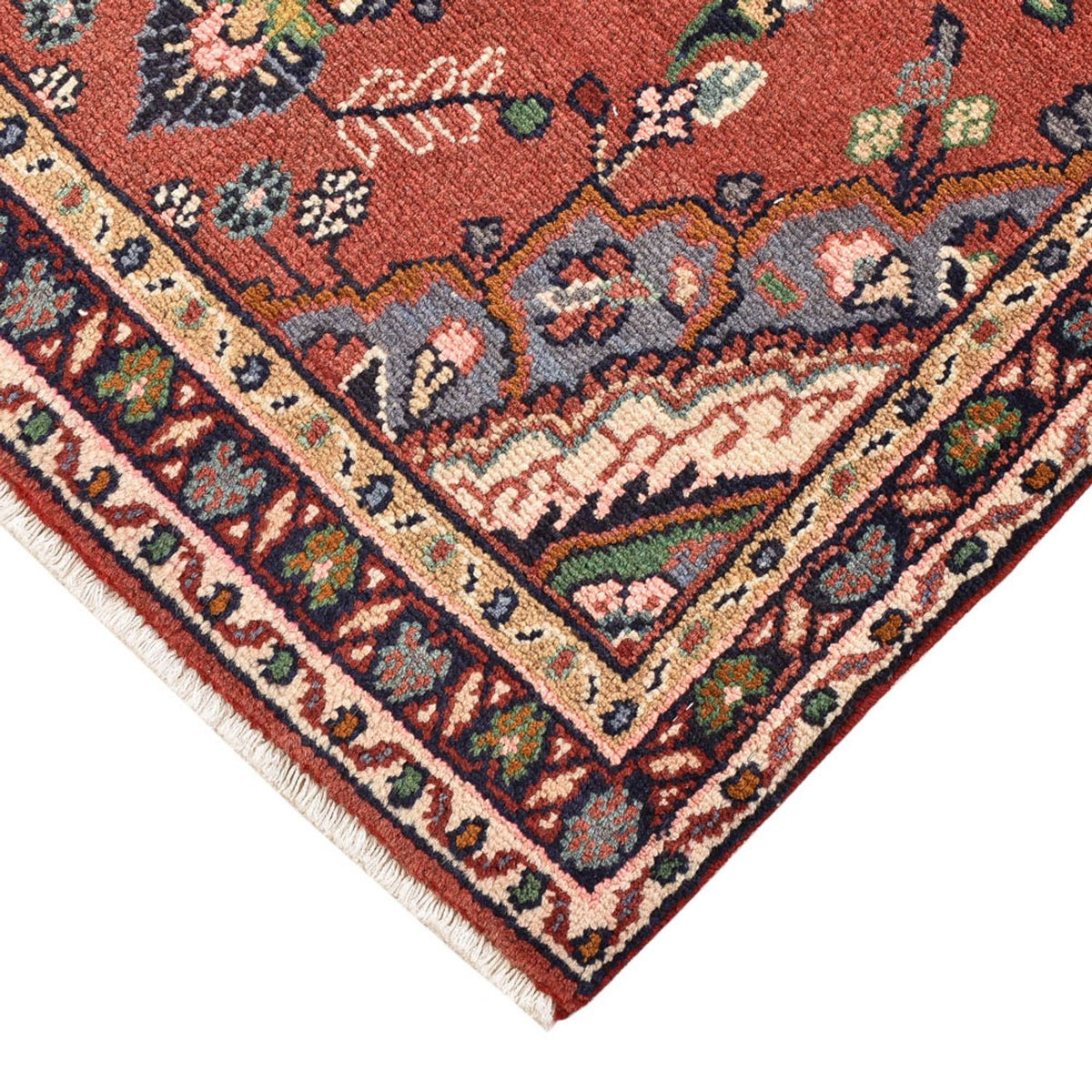 Alfombra de pasillo Alfombra persa - Nómada - 204 x 81 cm - rojo claro