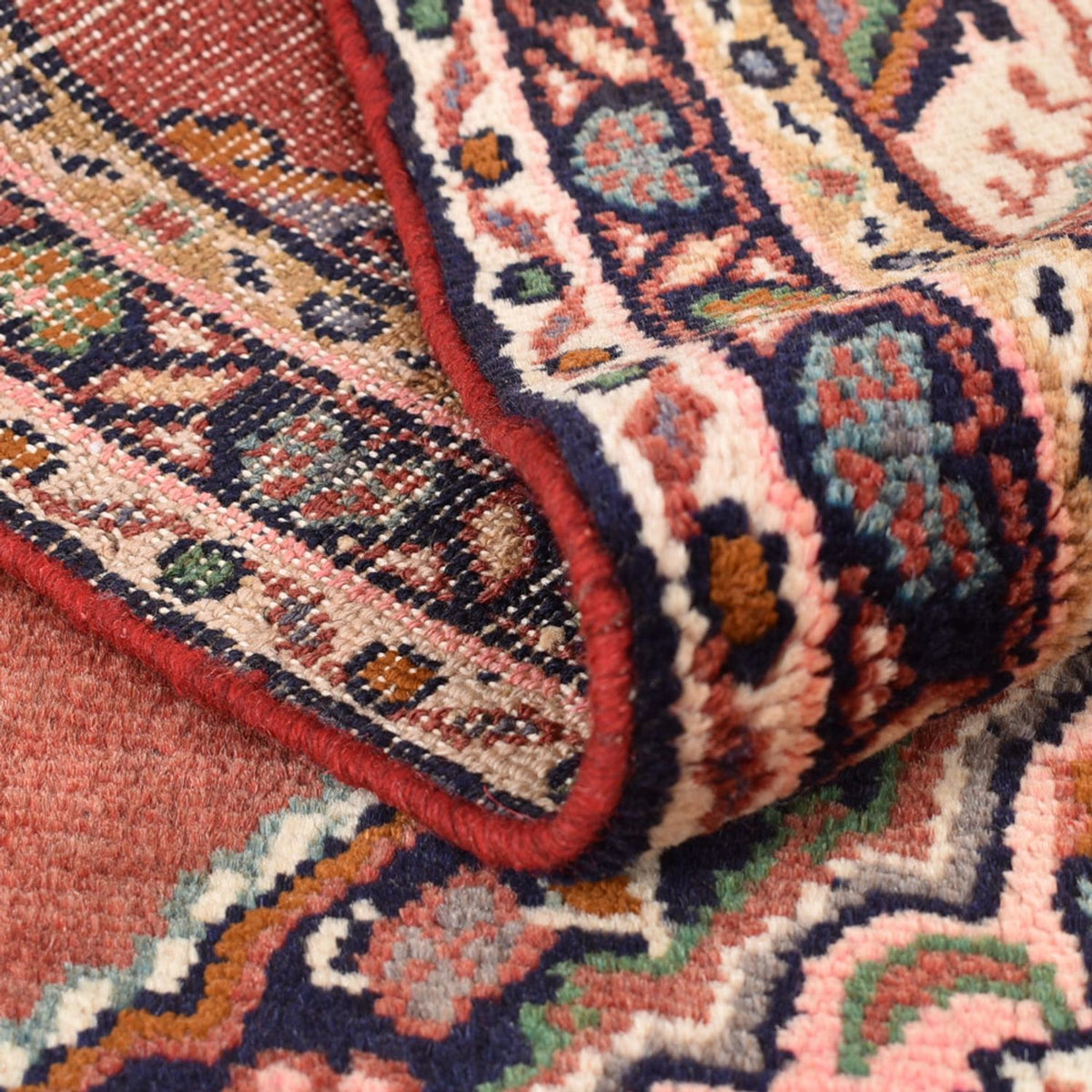 Alfombra de pasillo Alfombra persa - Nómada - 204 x 81 cm - rojo claro