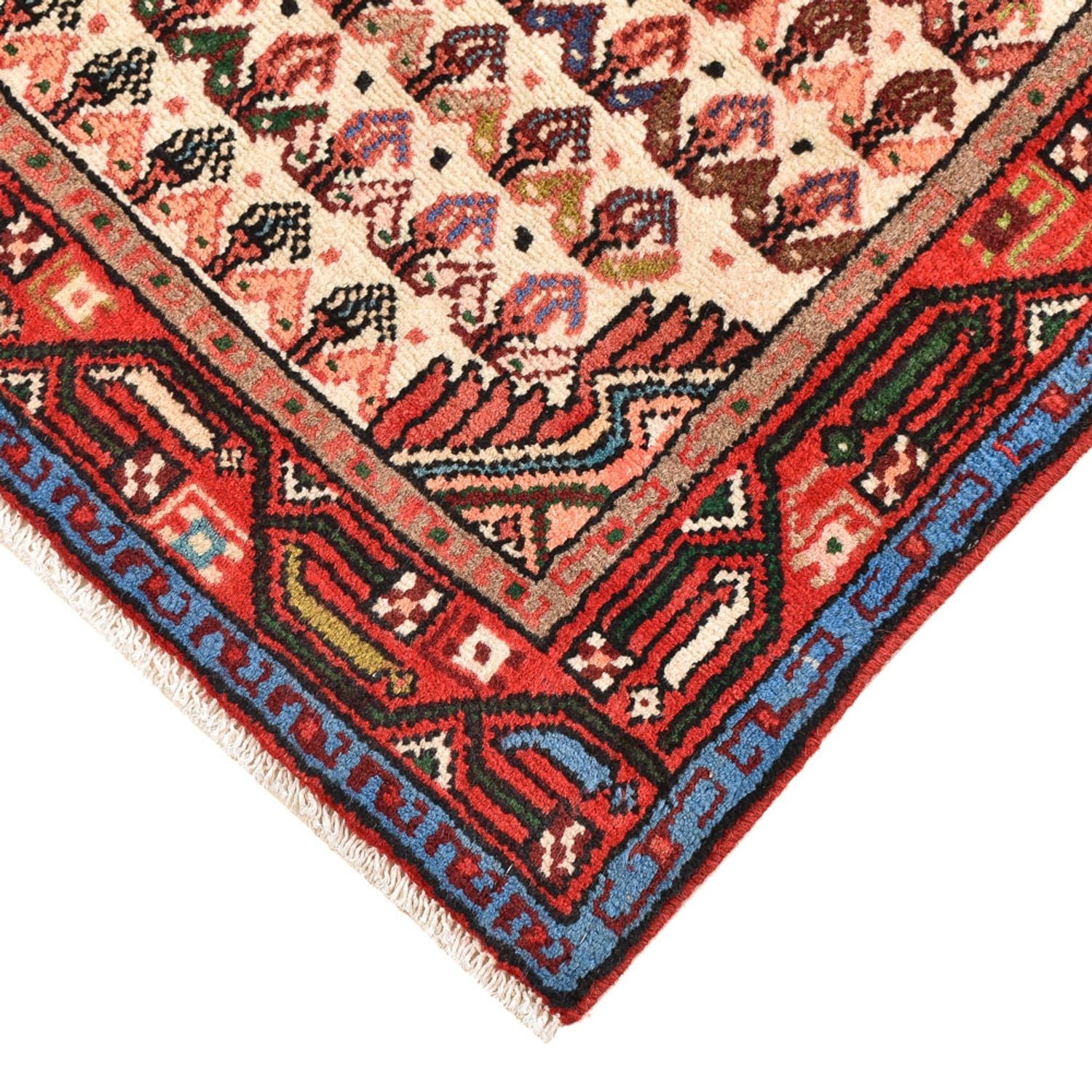 Alfombra de pasillo Alfombra persa - Nómada - 196 x 75 cm - beige