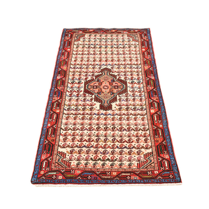 Alfombra de pasillo Alfombra persa - Nómada - 196 x 75 cm - beige