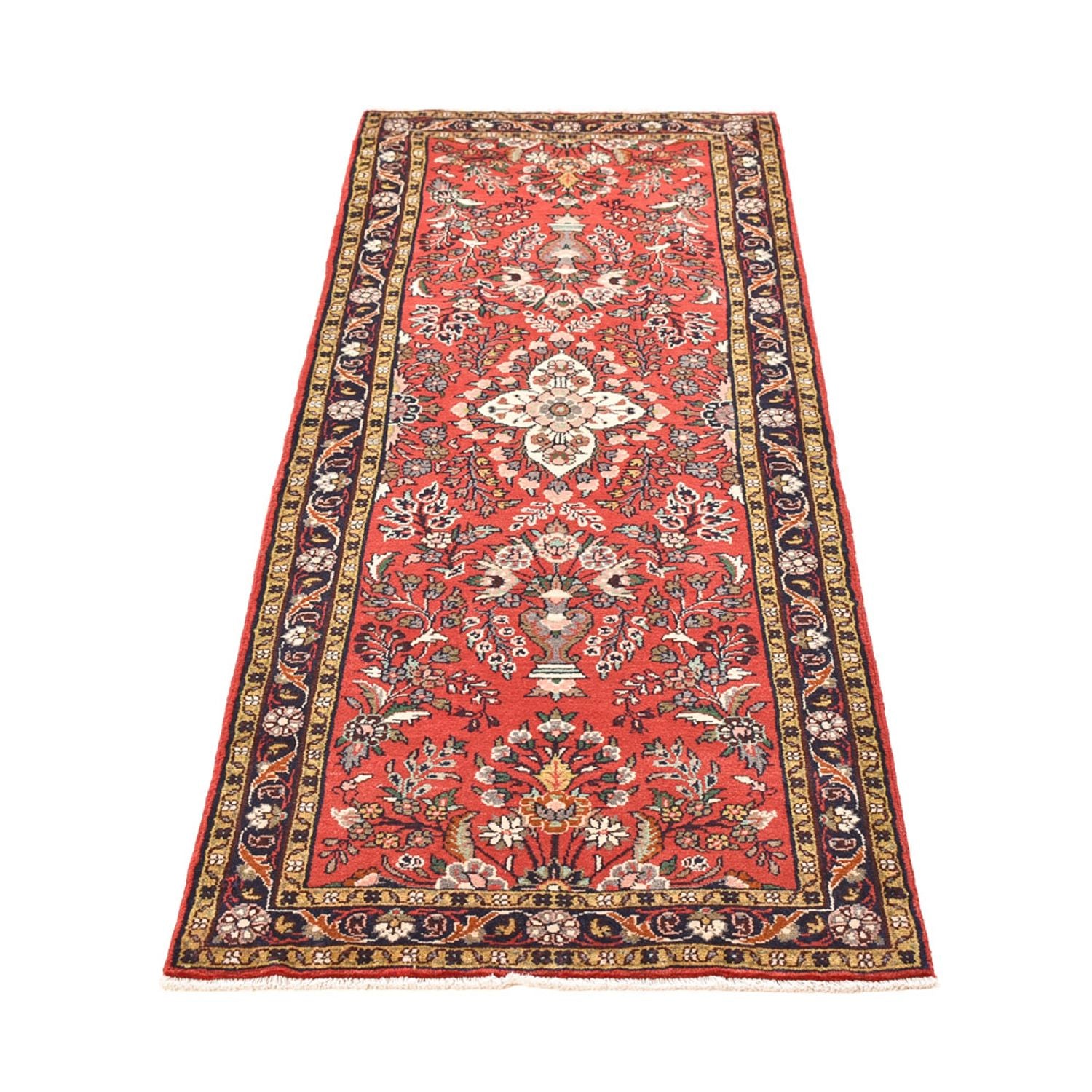 Alfombra de pasillo Alfombra persa - Nómada - 215 x 75 cm - rojo claro