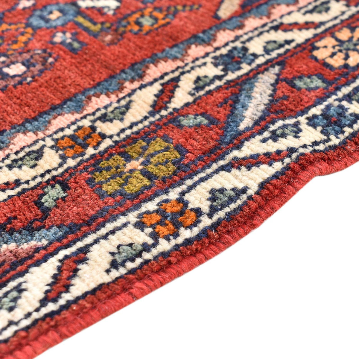 Alfombra de pasillo Alfombra persa - Nómada - 200 x 98 cm - rojo oscuro