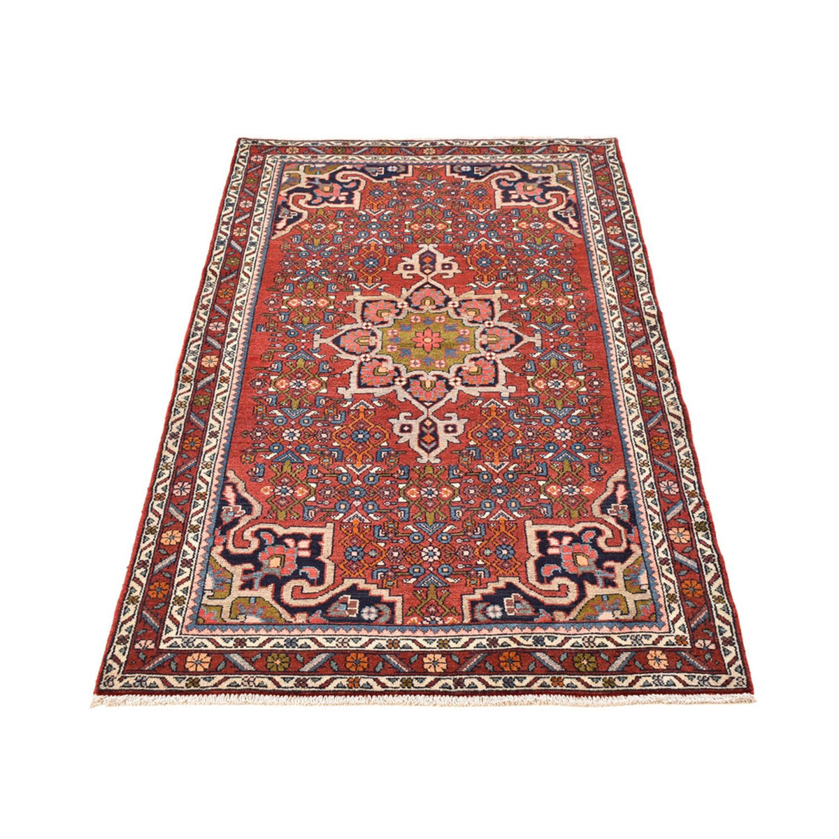 Alfombra de pasillo Alfombra persa - Nómada - 200 x 98 cm - rojo oscuro