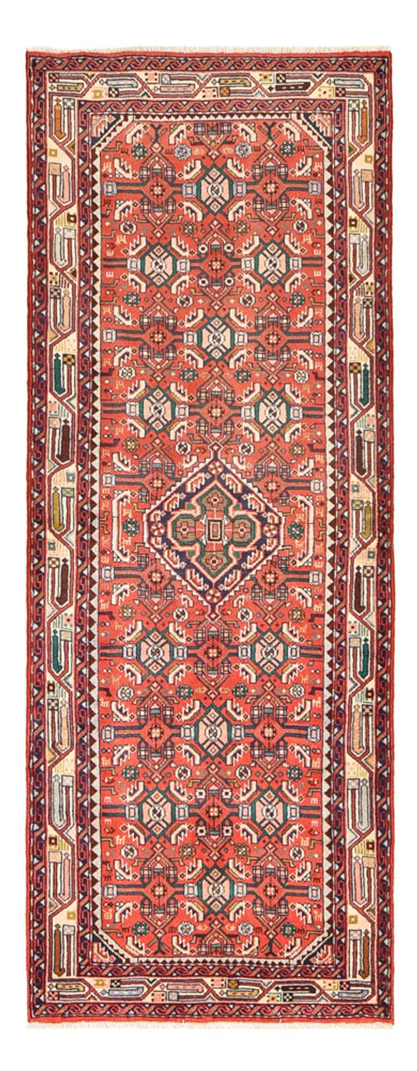 Alfombra de pasillo Alfombra persa - Nómada - 208 x 83 cm - rojo claro