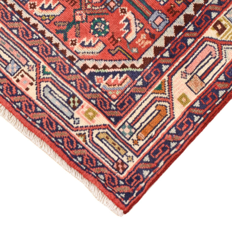 Alfombra de pasillo Alfombra persa - Nómada - 208 x 83 cm - rojo claro