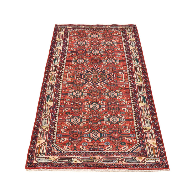 Alfombra de pasillo Alfombra persa - Nómada - 208 x 83 cm - rojo claro