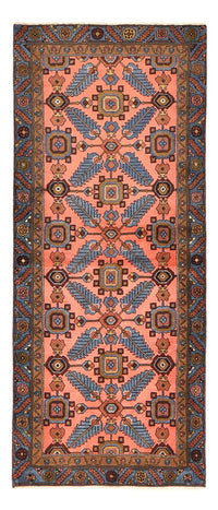 Alfombra de pasillo Alfombra persa - Nómada - 187 x 80 cm - rojo claro