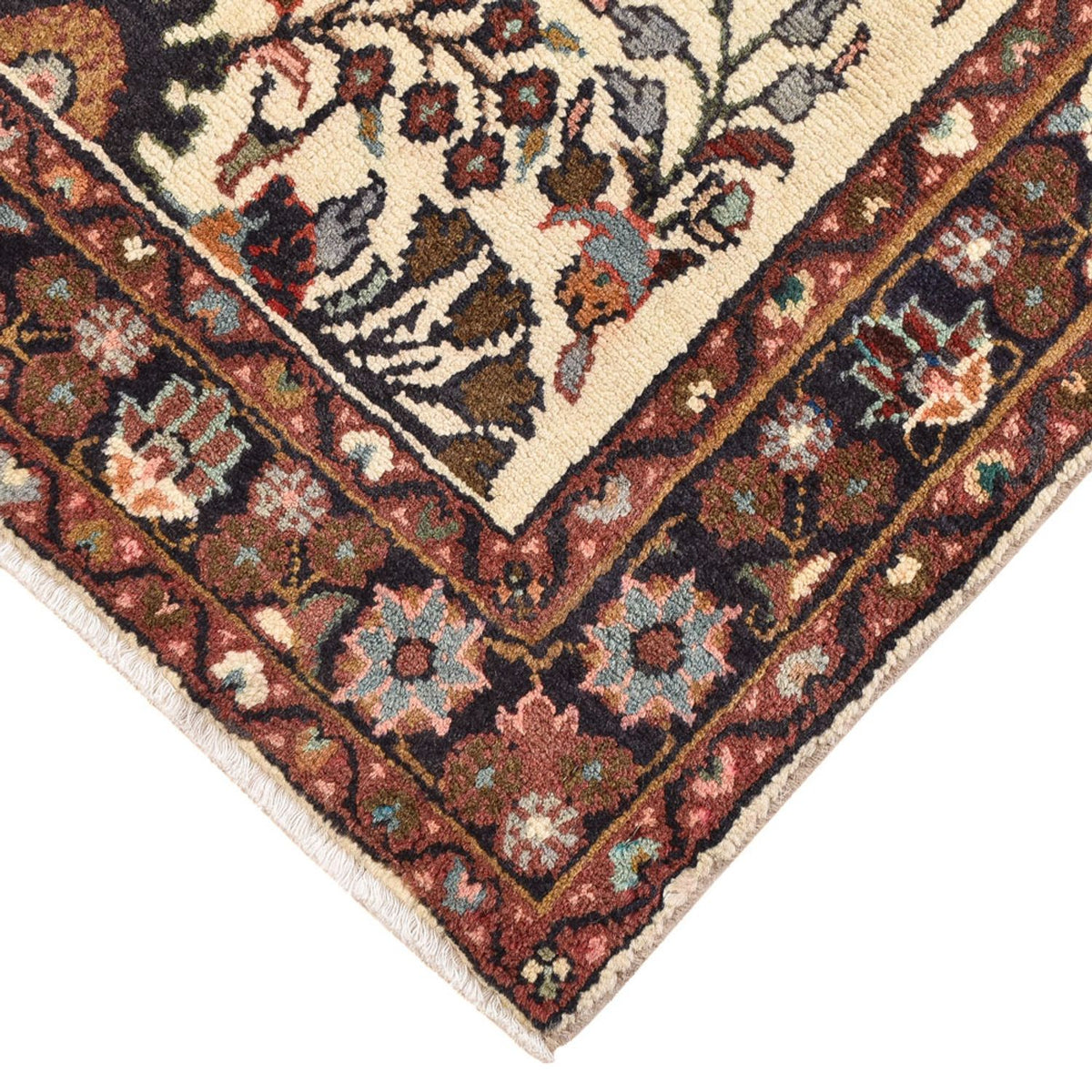 Alfombra de pasillo Alfombra persa - Nómada - 212 x 80 cm - beige