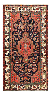 Alfombra de pasillo Alfombra persa - Nómada - 192 x 105 cm - azul oscuro