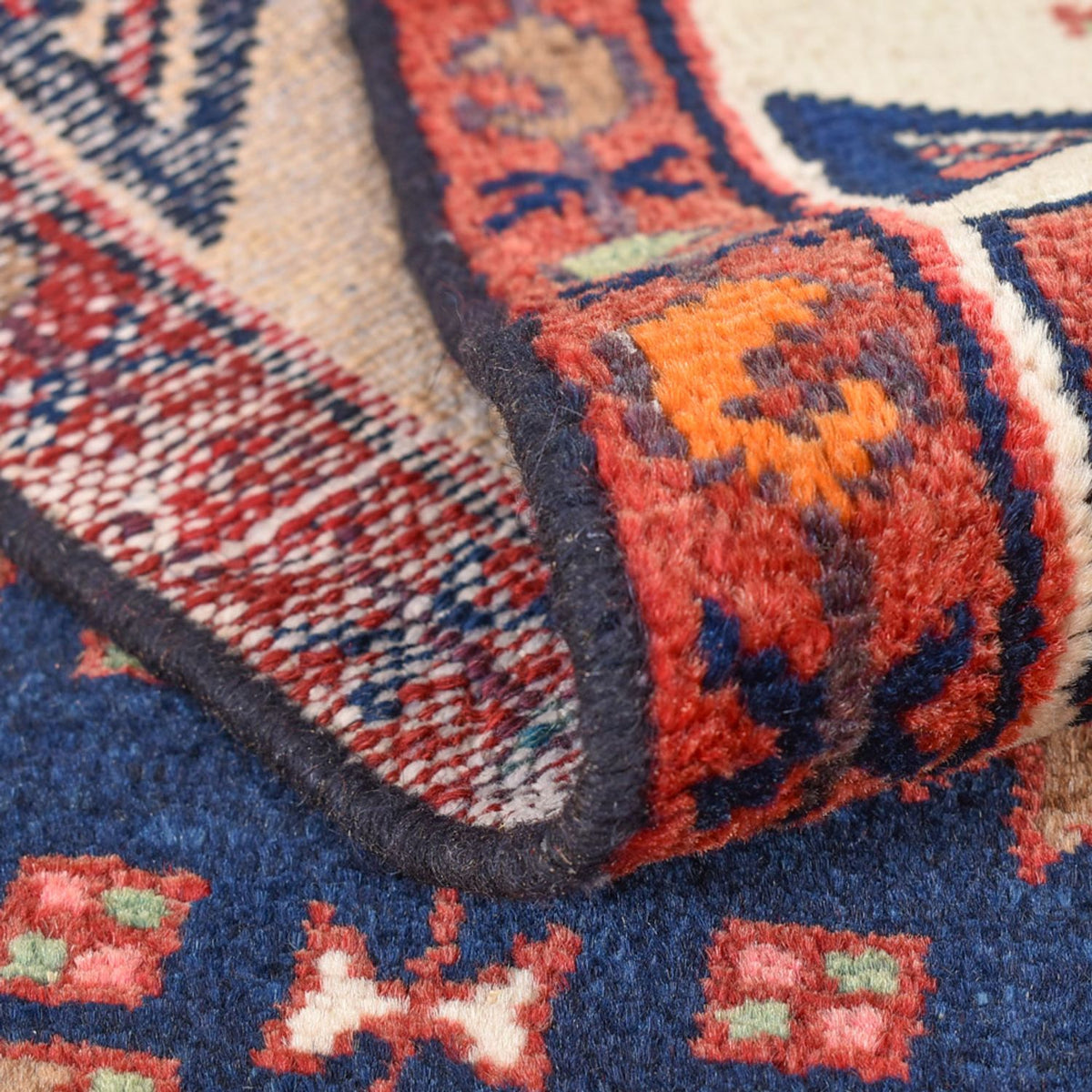 Alfombra de pasillo Alfombra persa - Nómada - 192 x 105 cm - azul oscuro